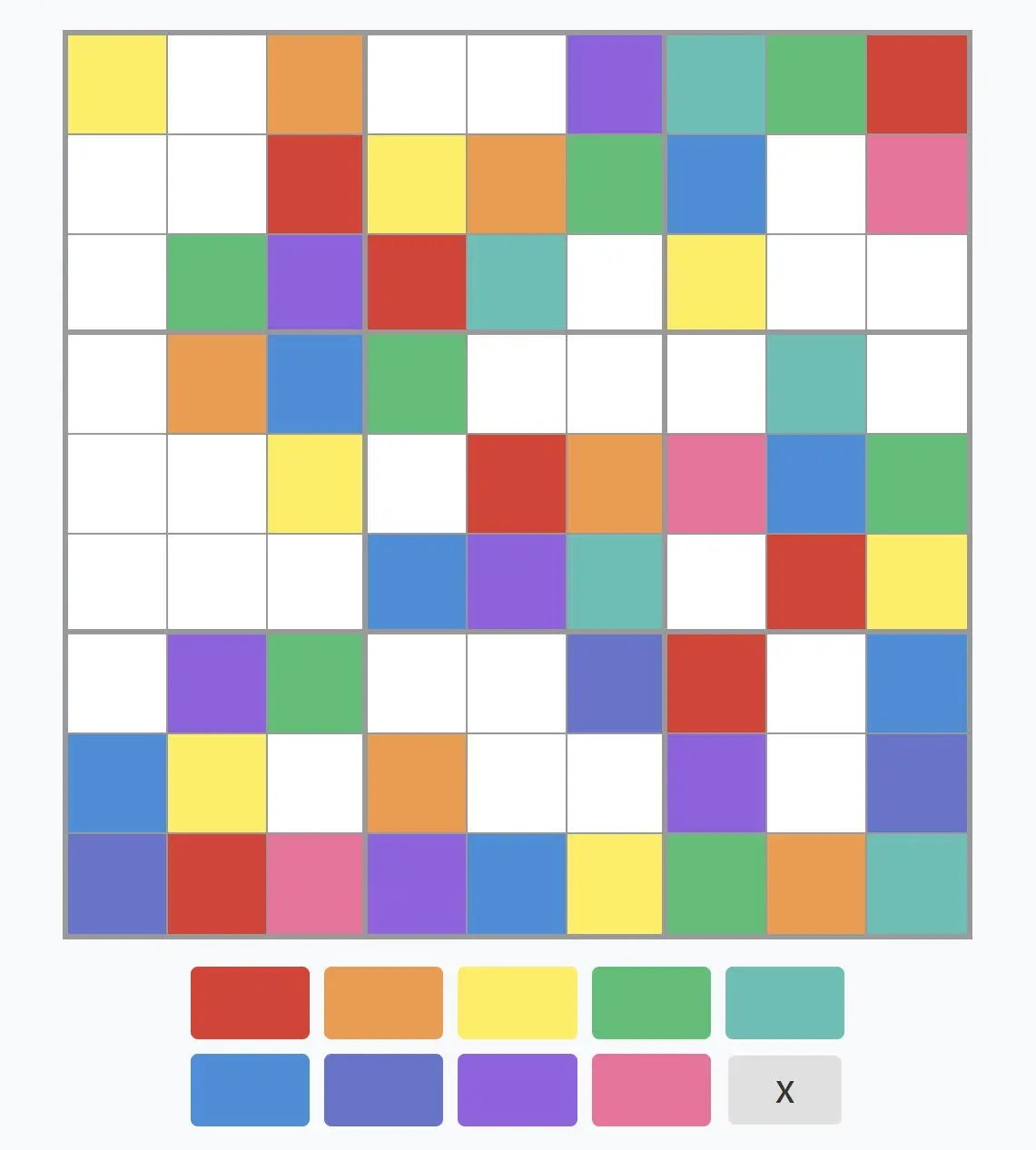 Color Sudoku