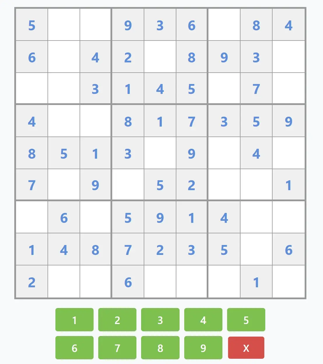 Classic Sudoku