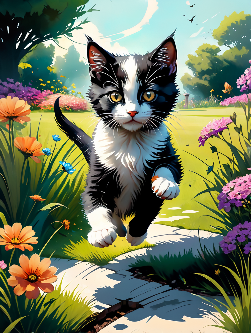 Jumping Kitten